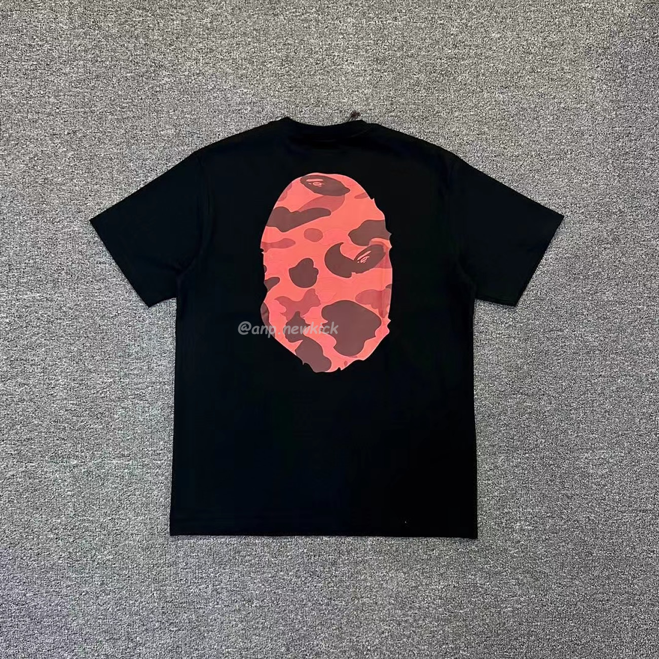 Bape Color Camo Big Ape Head Tee White Black White Green (13) - newkick.app